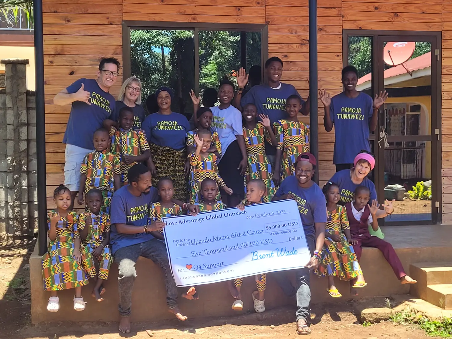 Schulgebäude von Upendo-Mama-Afrika