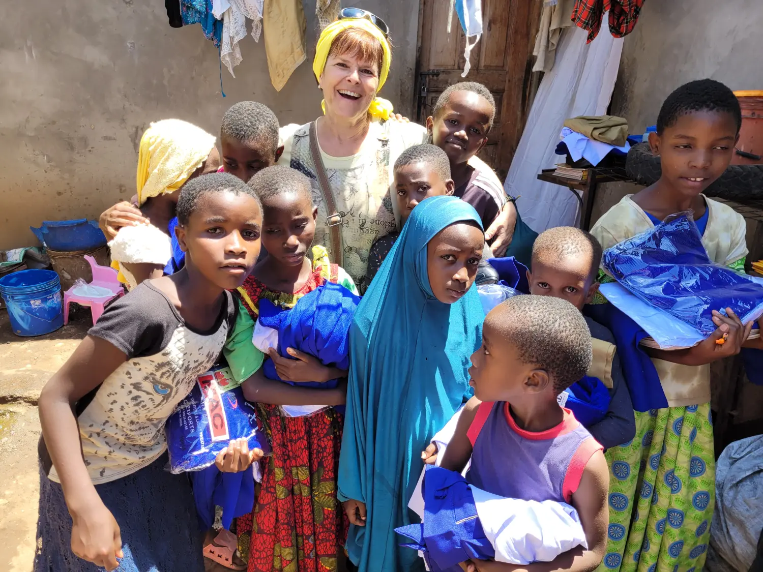 Engagierten vor Ort in Moshi von Upendo-Mama-Afrika